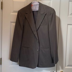 Boys Perry Ellis size 20 Grey pinstripe suit